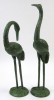 AL2092G - Aluminum Cranes, Green (pair)