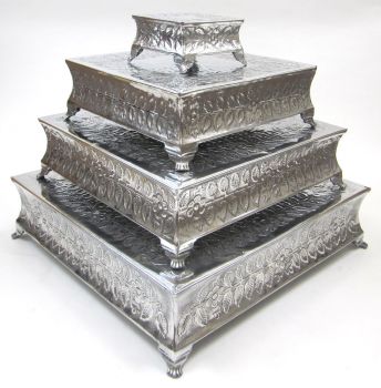 AL4182 - Four-Tiered Cake Stand, Square