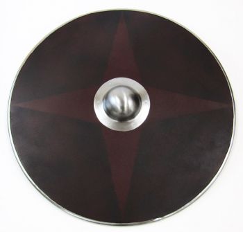 IR80705B - Large Wooden Buckler Shield, 31"