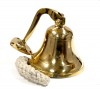 BR1843R - Brass Ship Bell w/ Rope