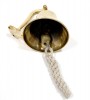 BR1843R - Brass Ship Bell w/ Rope