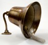 BR1845FB - Brass "FIRE" Bell, Antique Finish